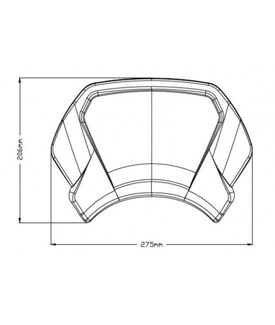 Aluminium Frontal plate - Yamaha