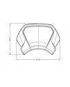 Aluminium Frontal plate - BMW