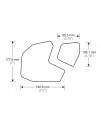 Specific Side Tank Pads - Yamaha