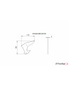Downforce Naked Side Spoilers - Kawasaki - Z H2 Downforce Naked Side Spoilers - Kawasaki - Z H2