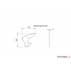 Downforce Naked Side Spoilers - Kawasaki - Z H2
