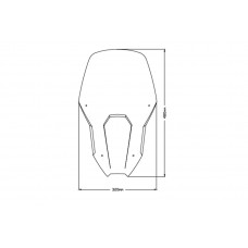 Touring Screen - Honda - CRF1100L AFRICA TWIN - 3818