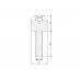 Short Bar end weights with rim - BMW - 8021
