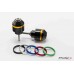Short Bar end weights with rim - Honda - 8034