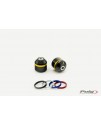 Short Bar end weights with rim - Kawasaki