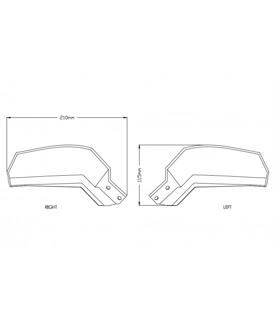 Handguards Extension - Yamaha