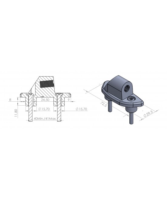 Spiegel Adapter - BMW - F800GT