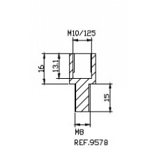 Back Mirror Adapters - Ducati - 9578