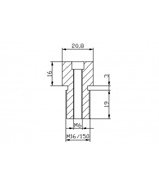 Spiegel Adapter - Yamaha