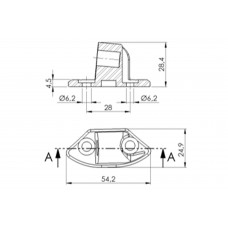 Back Mirror Adapters - Yamaha - YZF-R6 - 9639