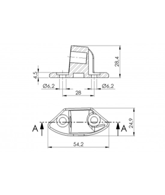 Back Mirror Adapters - Yamaha - YZF-R6