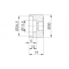 Back Mirror Adapters - Benelli - LEONCINO 500 - 9699