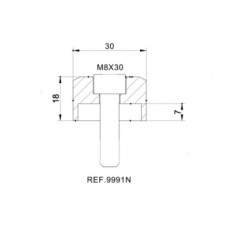 Back Mirror Adapters - Ducati - SCRAMBLER CAFE RACER - 9991